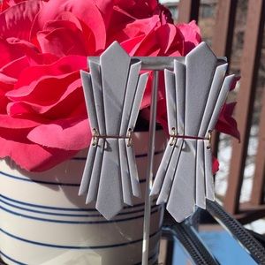 Art Deco handmade polymer clay earrings